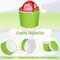 60 Pack 8 Ounces Ice Cream Paper Cups with Lids Disposable Paper Dessert Bowls Ice Cream Containers Sundae Snack Party Supplies Treat Soup Cups for Camping, Trips, Picnics, and Events